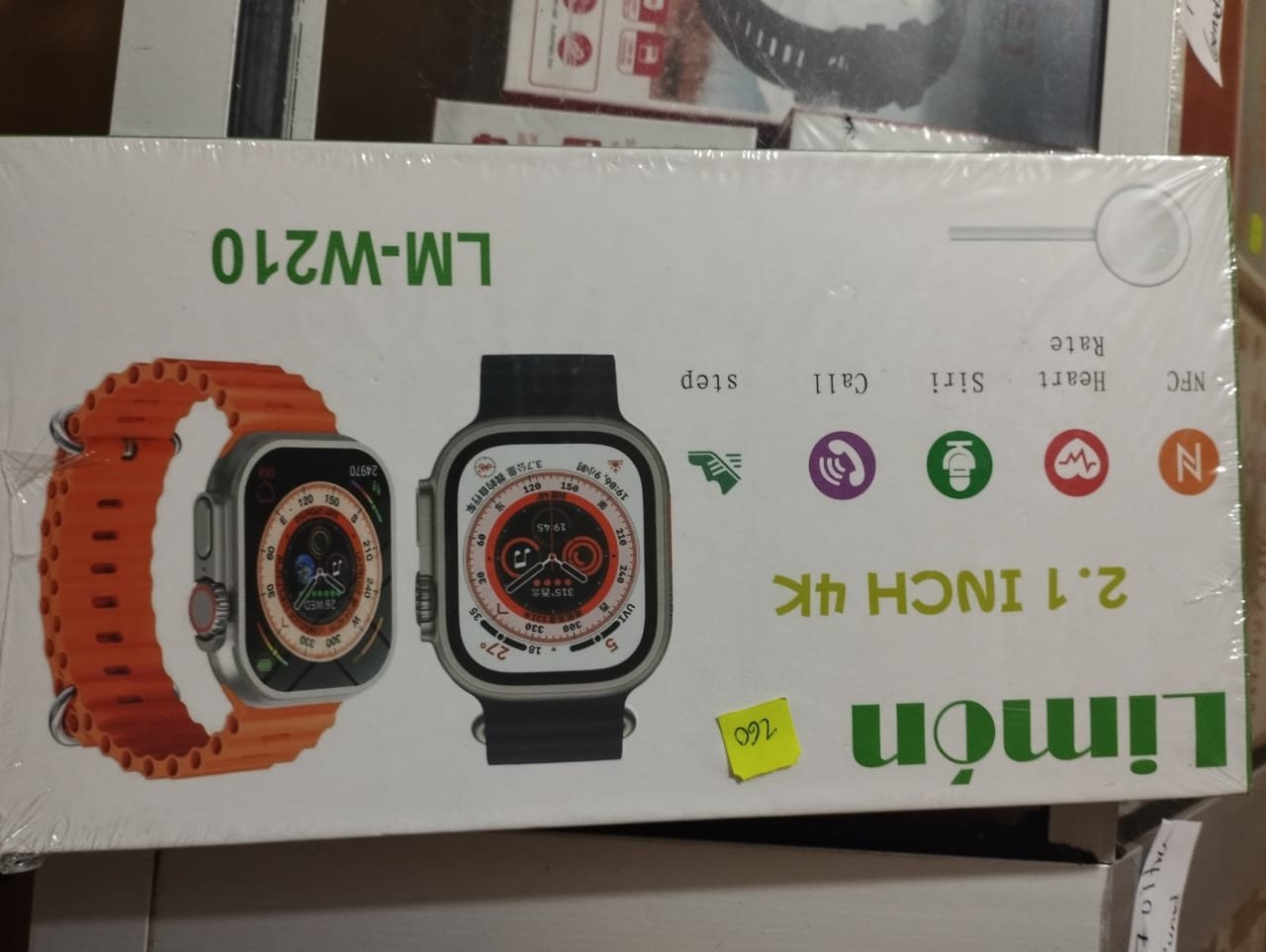 lmw210 smart watch limon 2.1 inch 4k