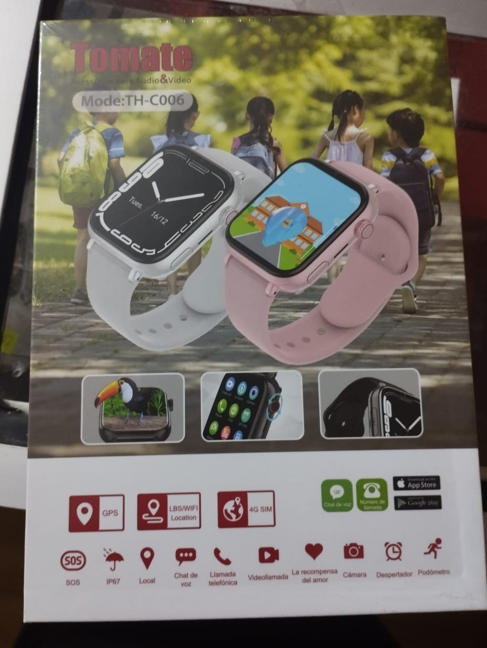 thc006 smartwatch tomate