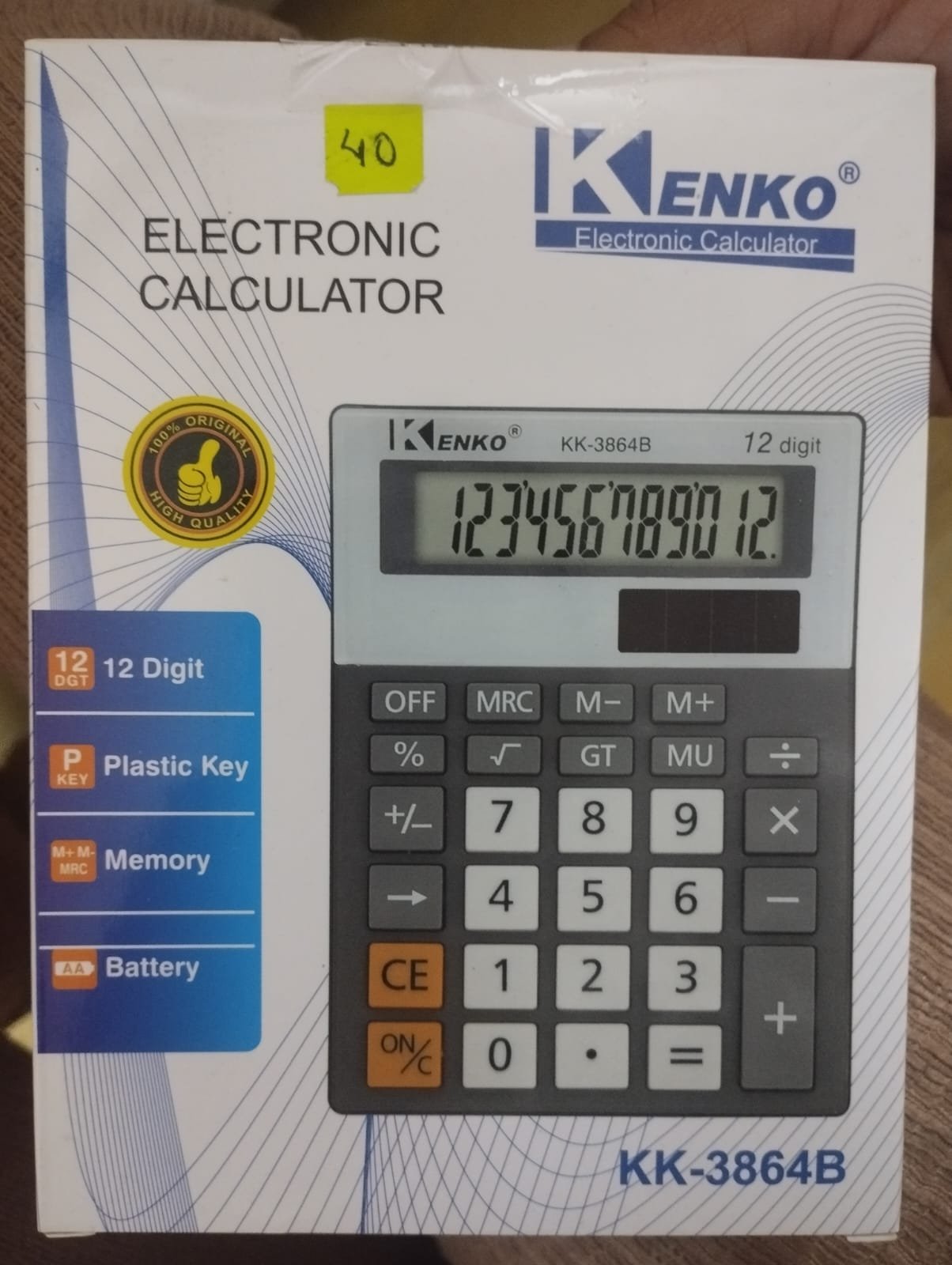 kk3864b calculadora kenko solar