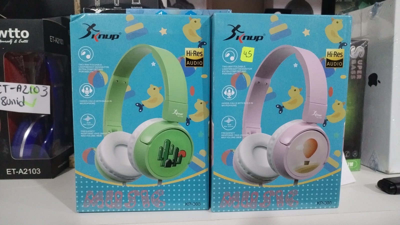Audifonos para niños con  cable kp308