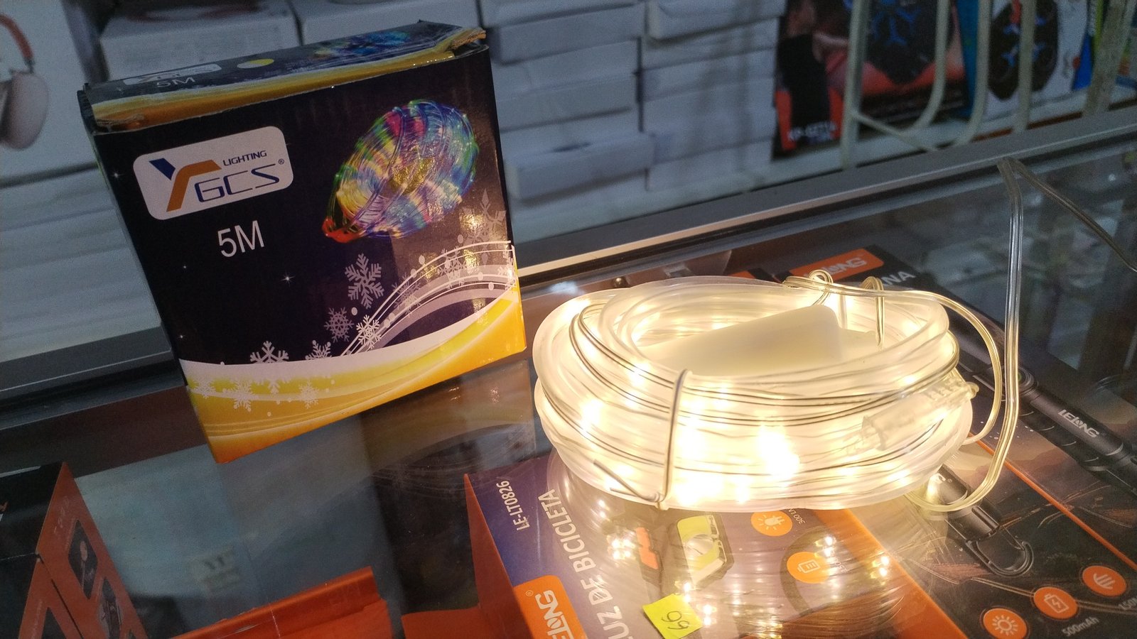 Luces tipo navideños
