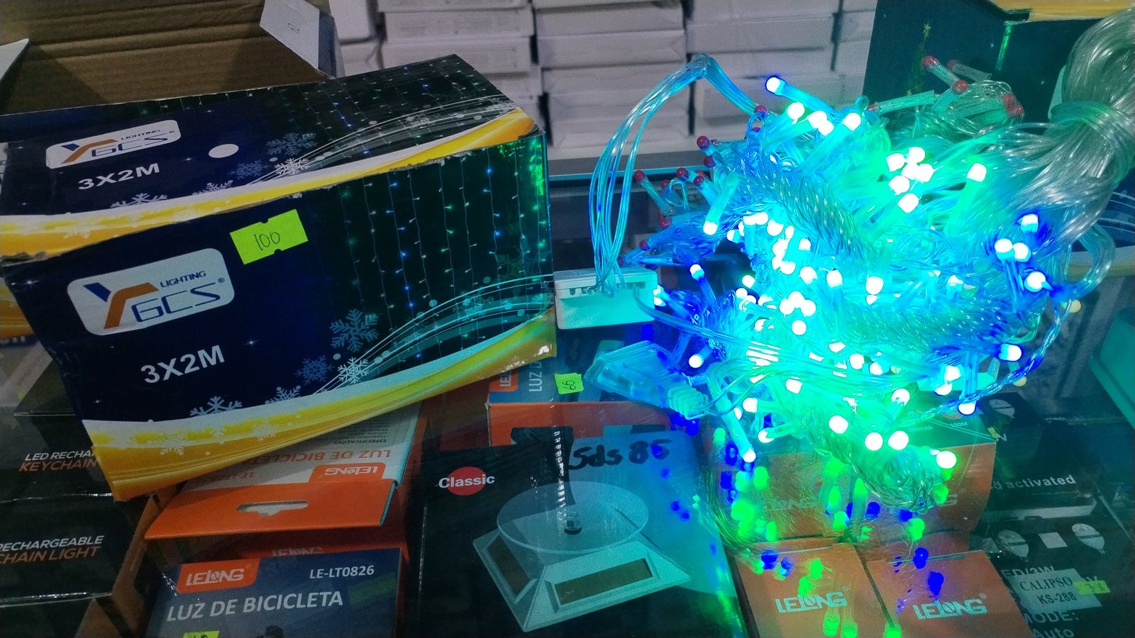 Cortina 3x2m luces y7525