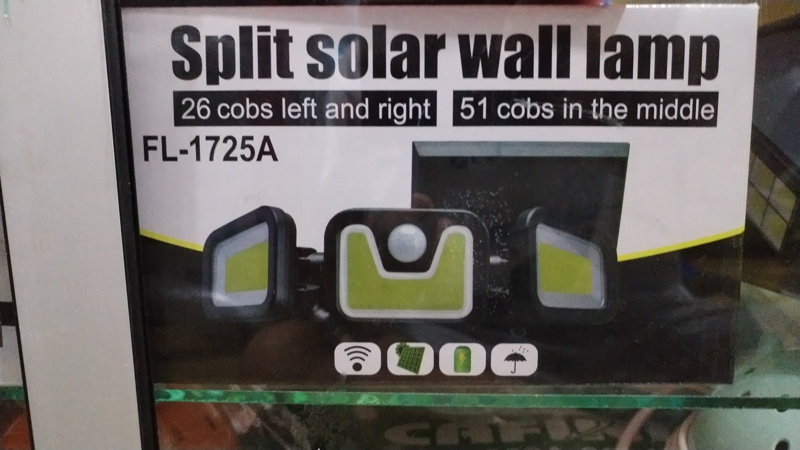 Luz Led solar fl1725b fl1725a