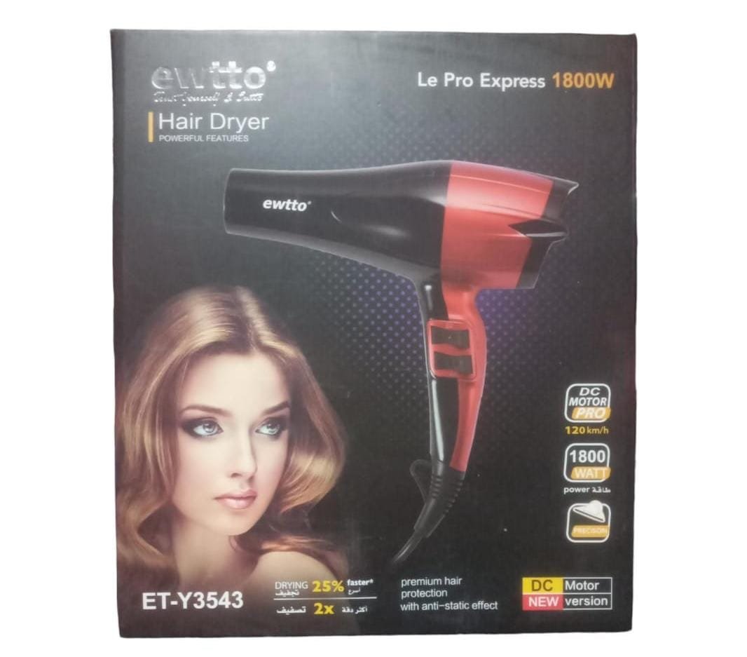 secadora de cabello ety3543