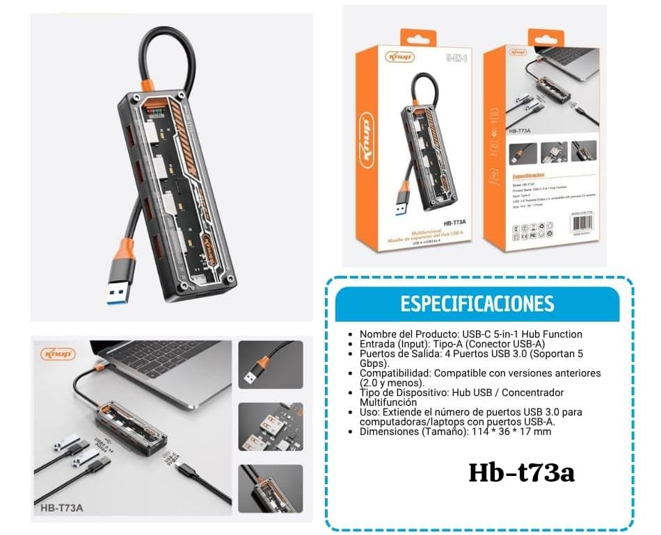 Hub USB hbt73a