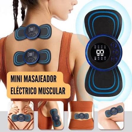 mini massager mm - mini masajeador con pegatina maroposa 