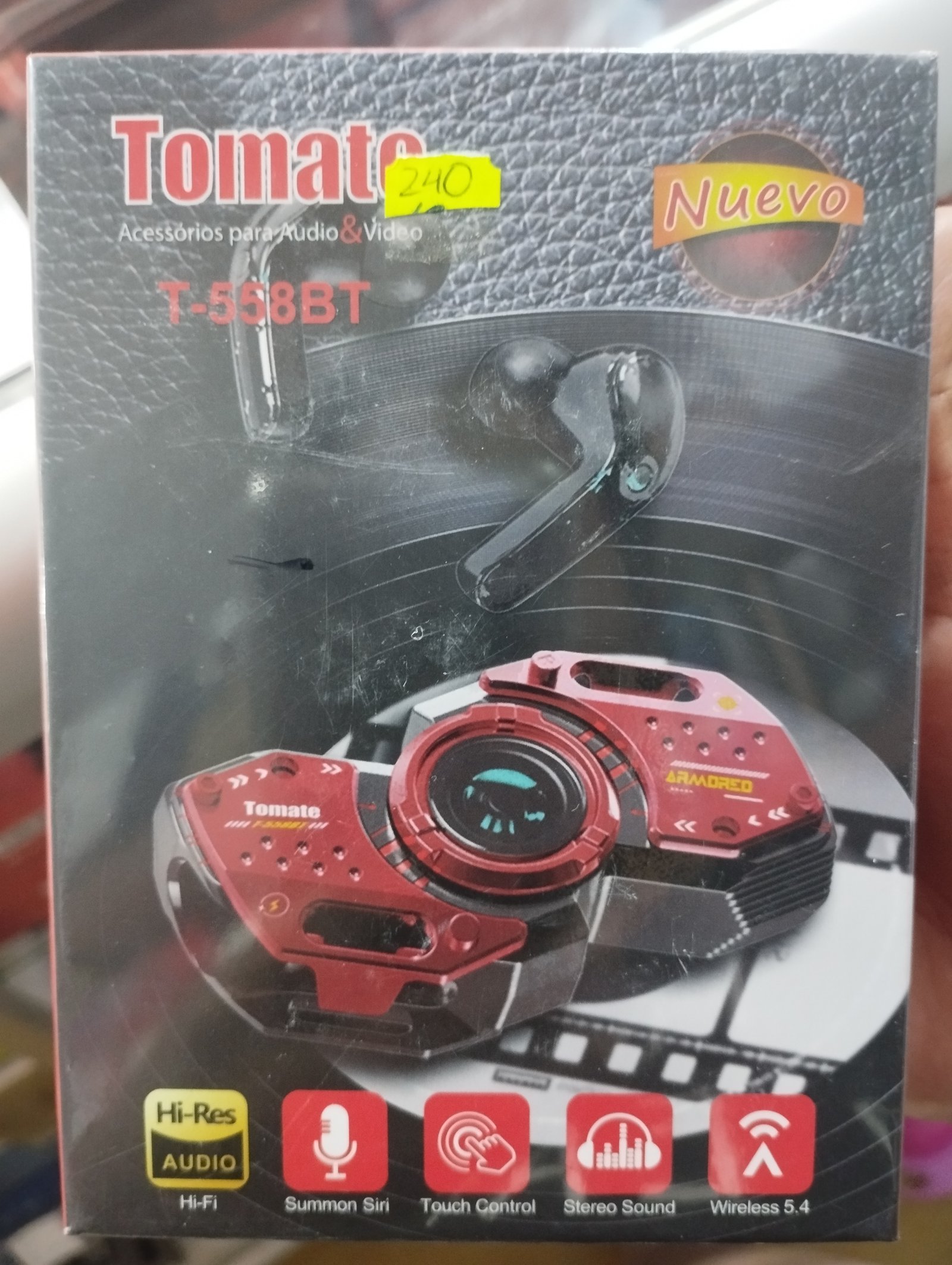 t558bt audifono inalambrico tomate spinner t558bt