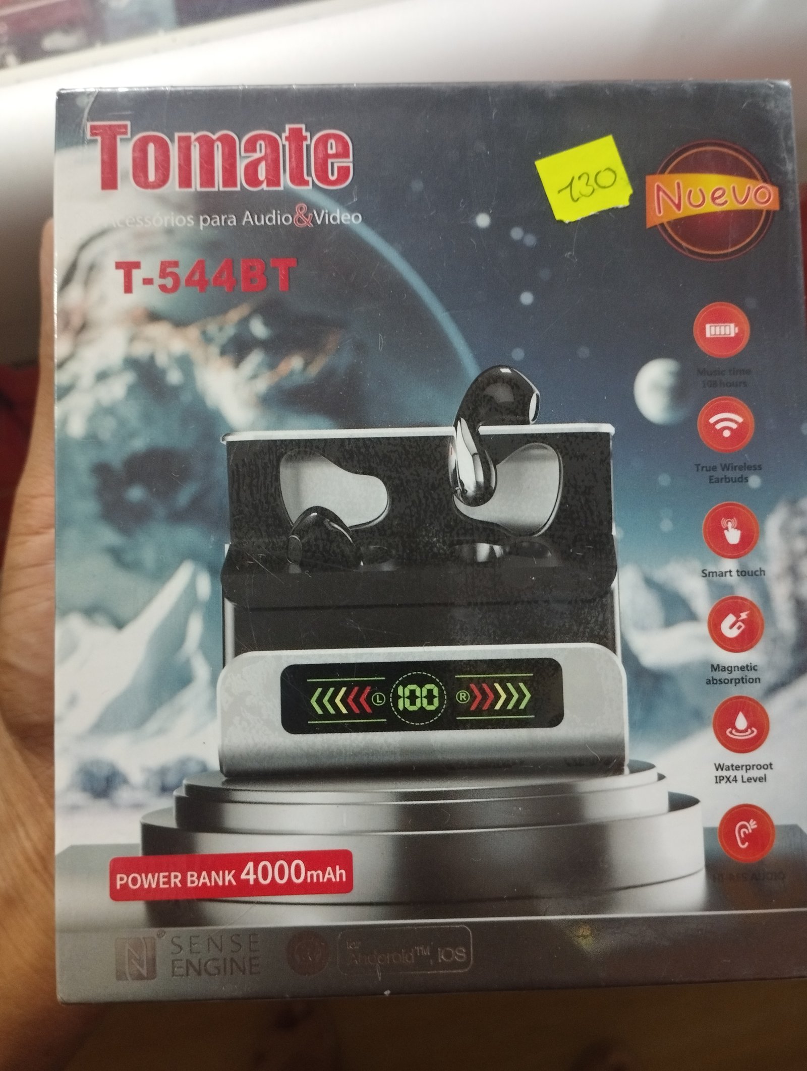 t544bt audifonos tomate nuevo t544bt