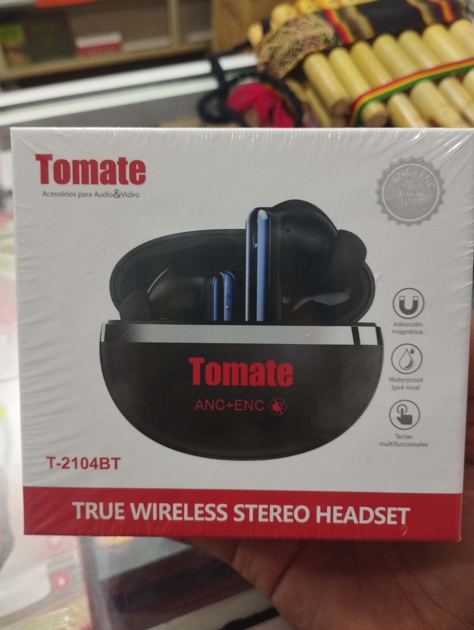 t2104bt audifono tomate con cancelacion ruido t2104bt
