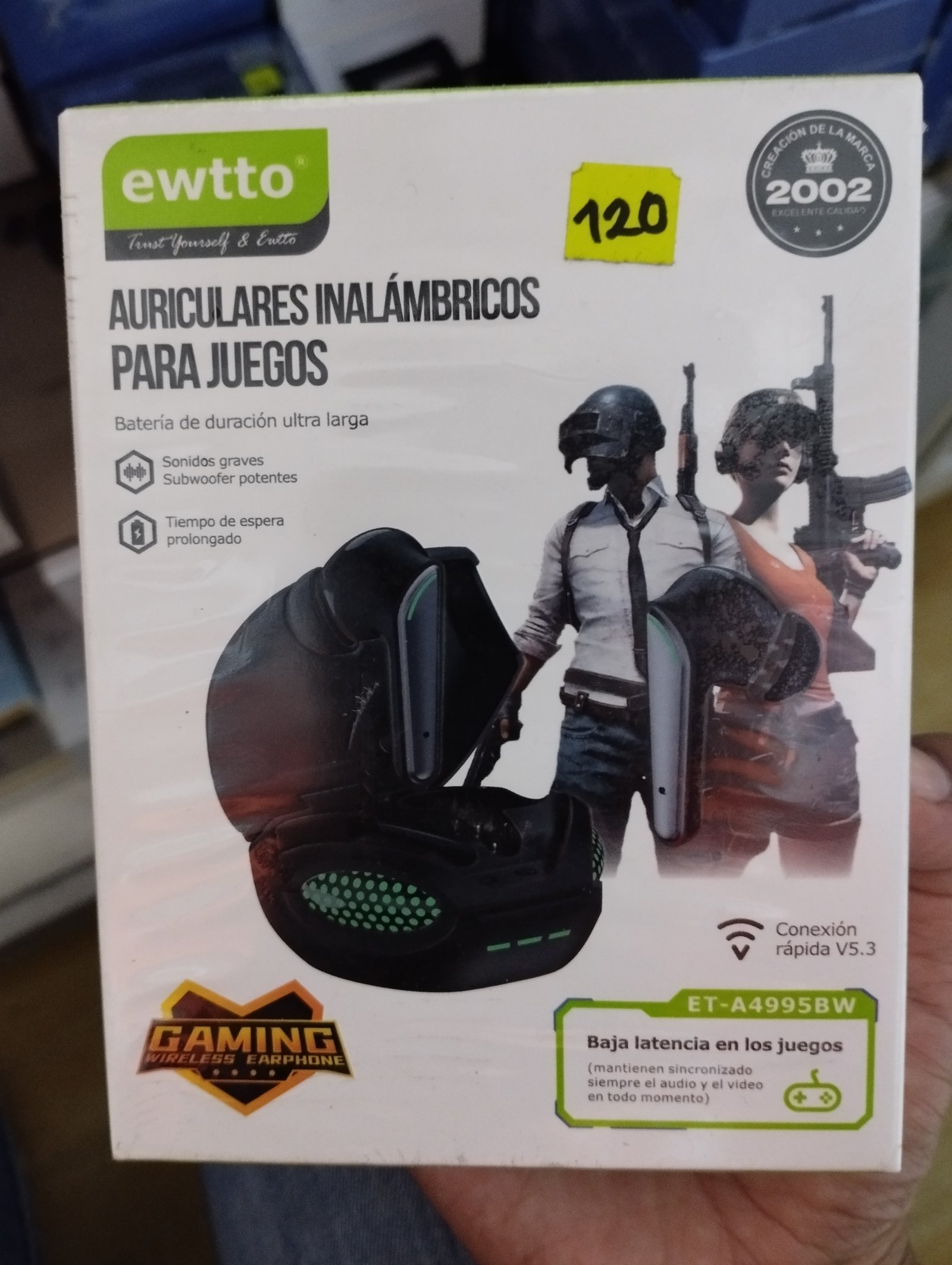 eta4995bw audifonos inalambricos ewtto eta4995bw