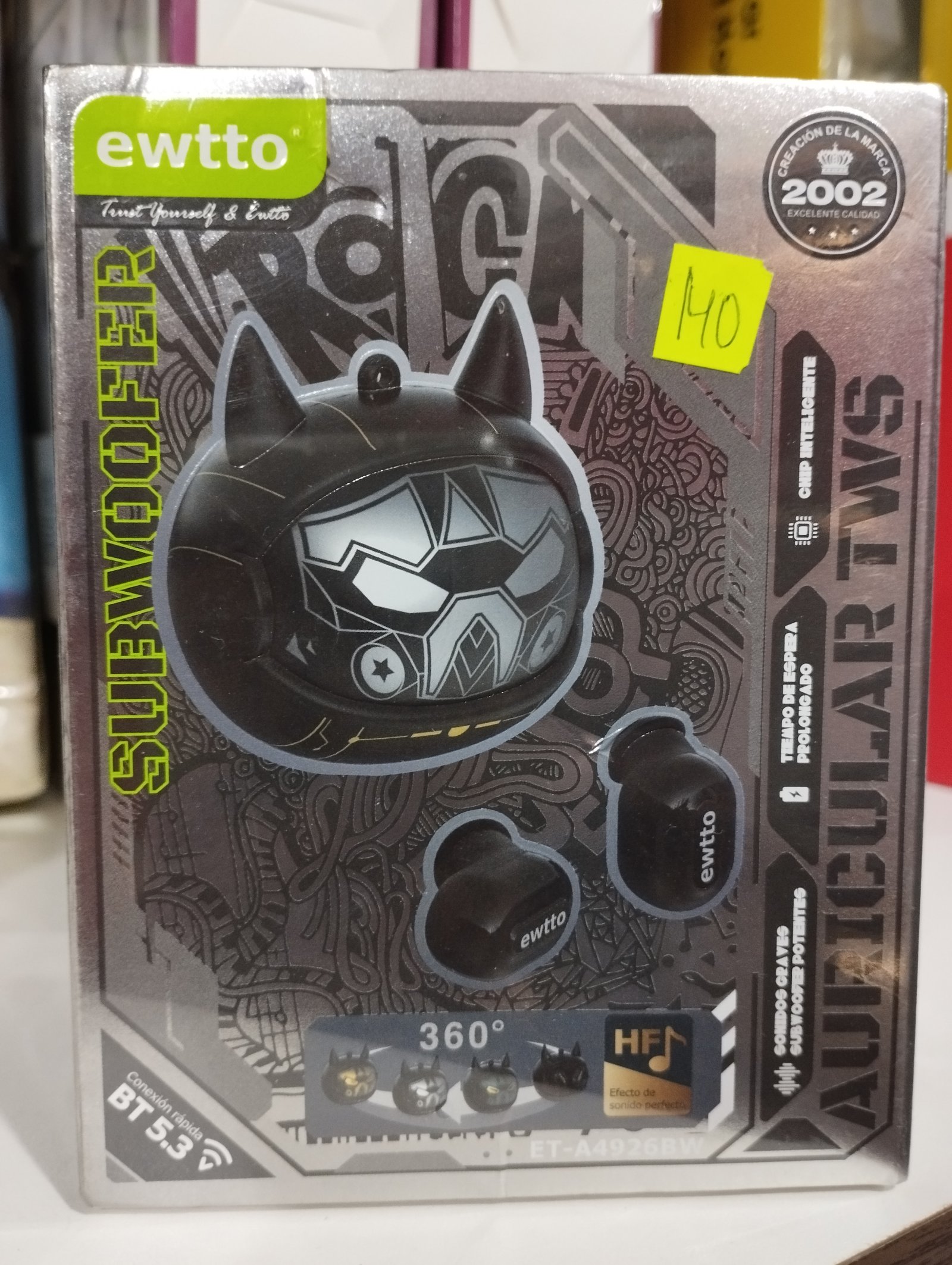 eta4926bw Audífonos ewtto giratorio