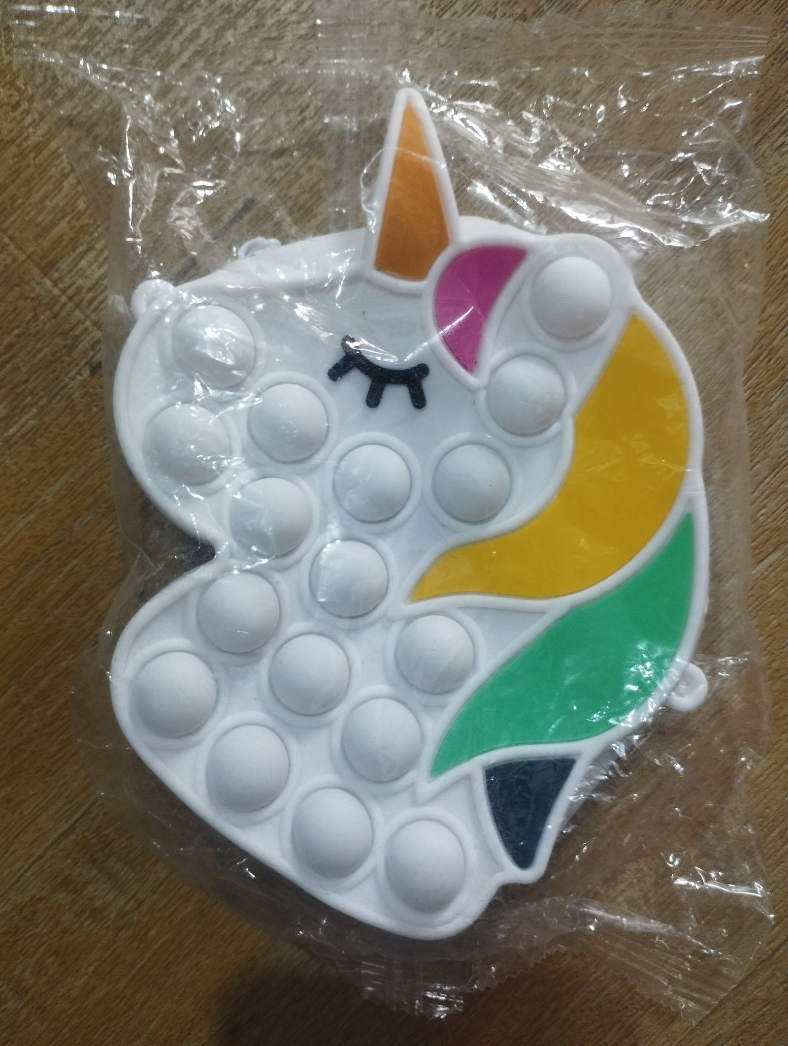 qx22 carteritas popit para niñas unicornio