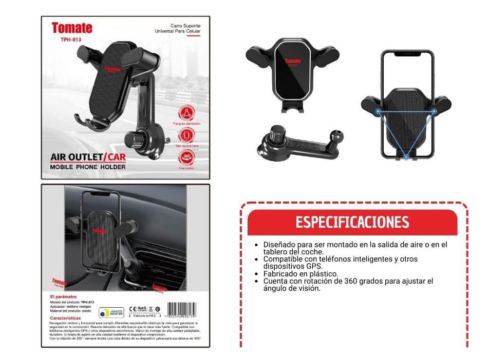 soporte para auto tph813