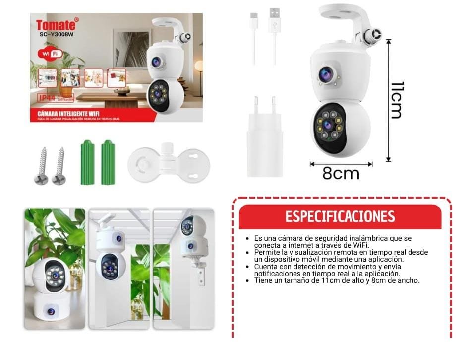 camara con soporte estilo foco scy3008w