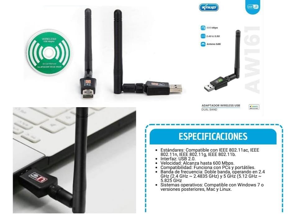 antena wifi dual band kpaw161