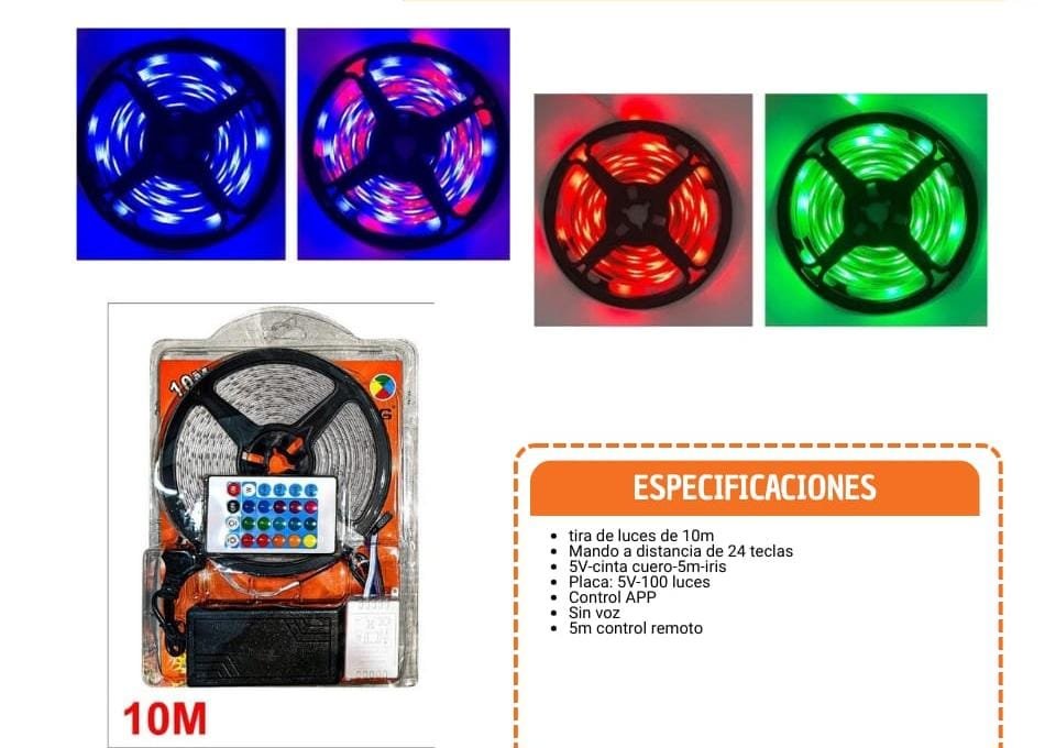 cinta led rgb blister szd1929