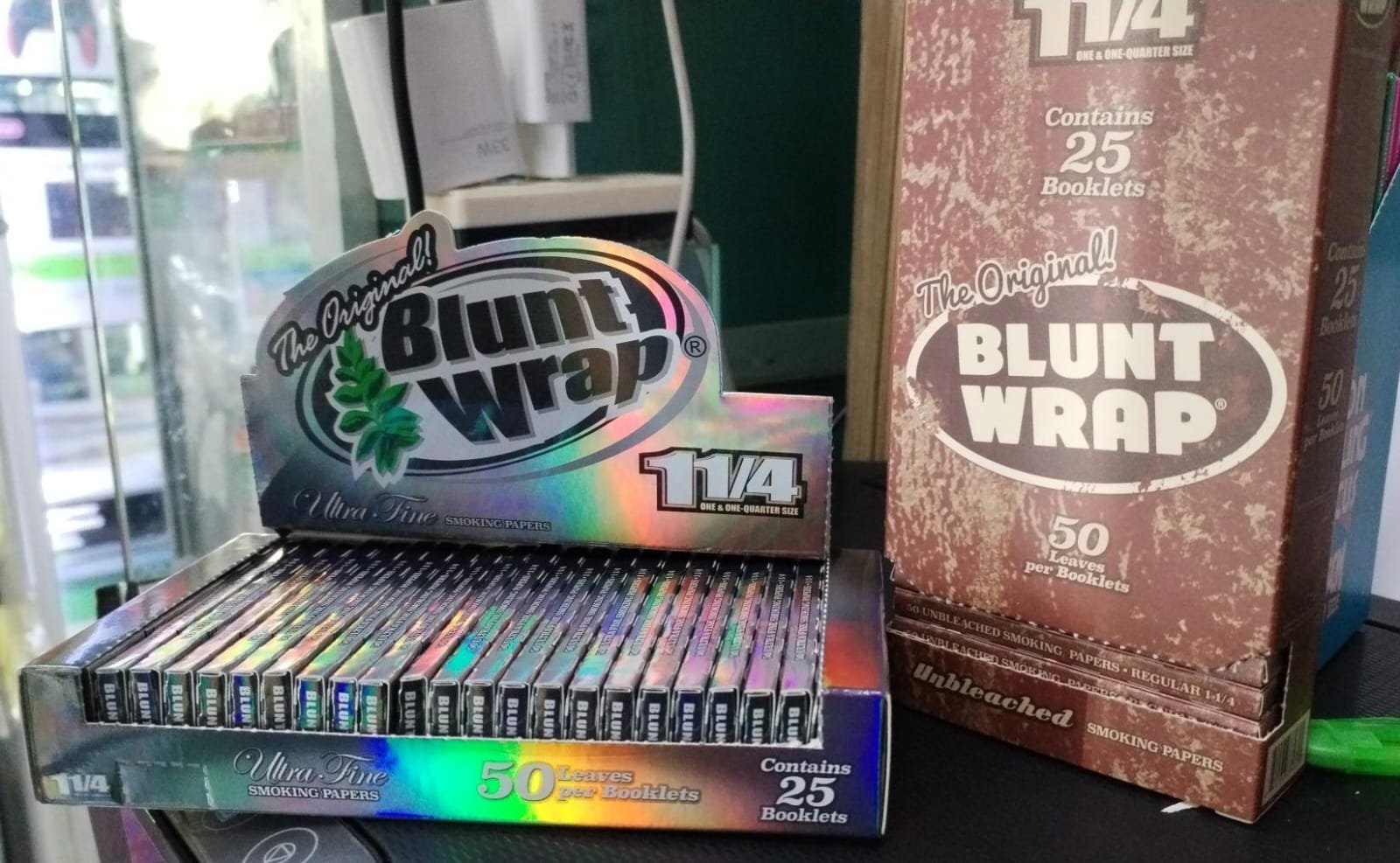 papelillo corto blunt wrap 1 1/4 cafe y plomo