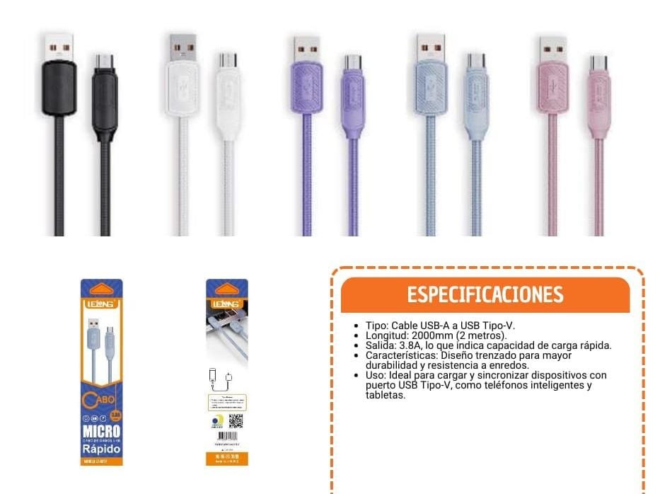 cable usb v8 le687v 
