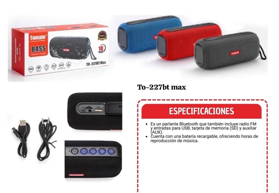 parlante to227btmax