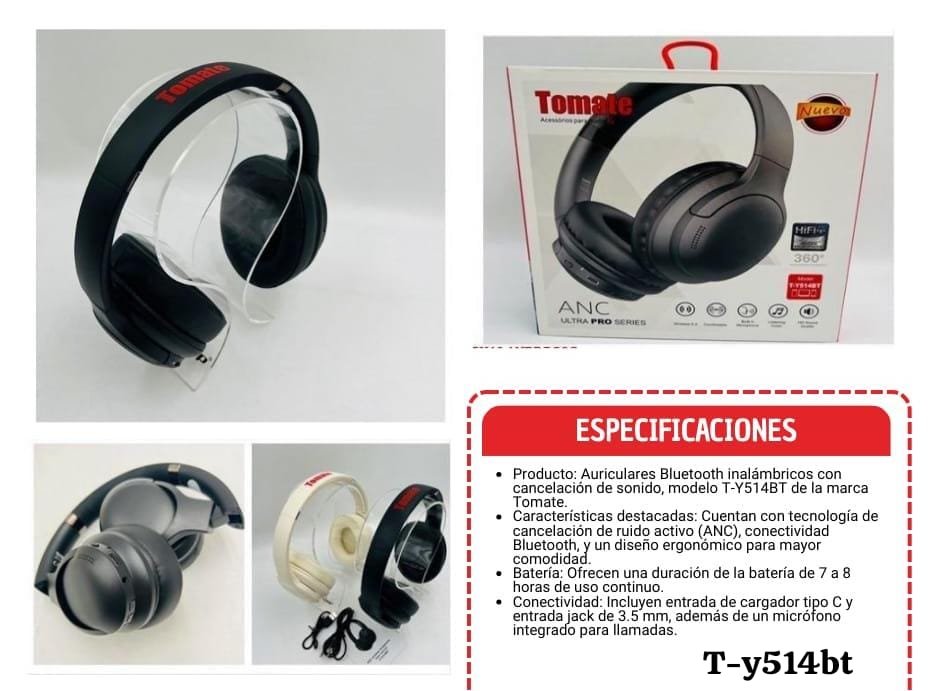 audifono casco tomate inalambrico ty514bt