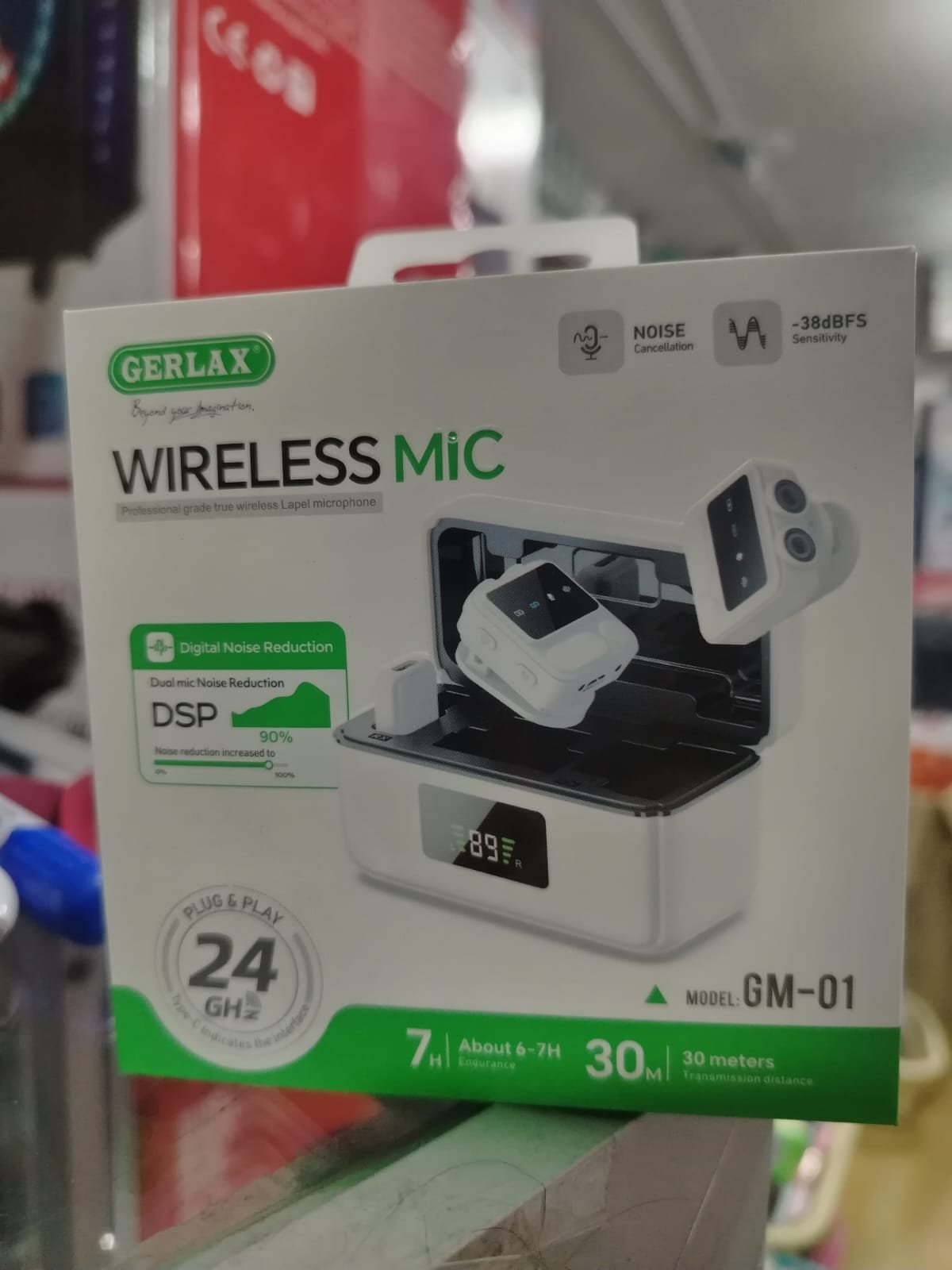gm01 gerlax microfono doble