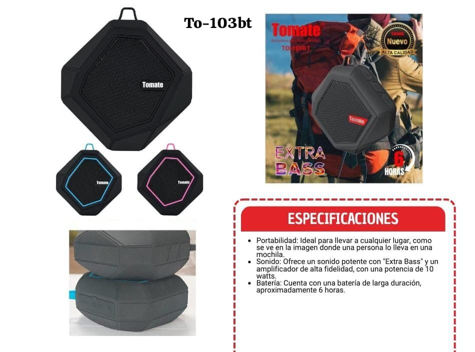 parlante tomate to103bt