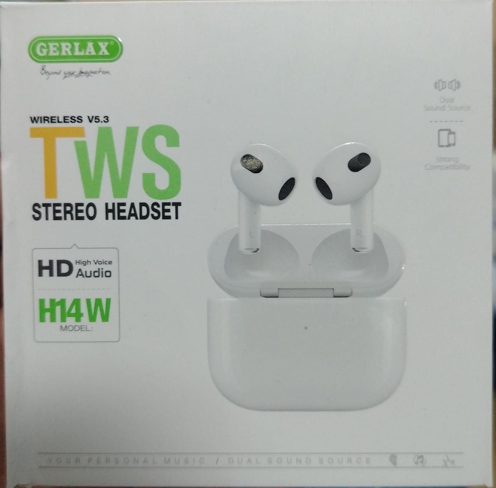 h14w gerlax audifono tipo iphone sin gomitas