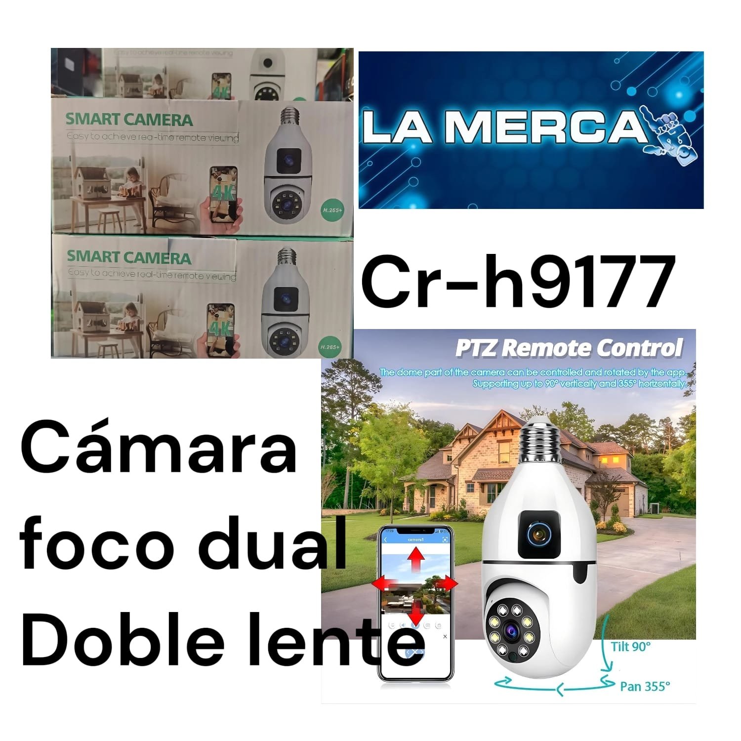 crh9177 camara foco dual