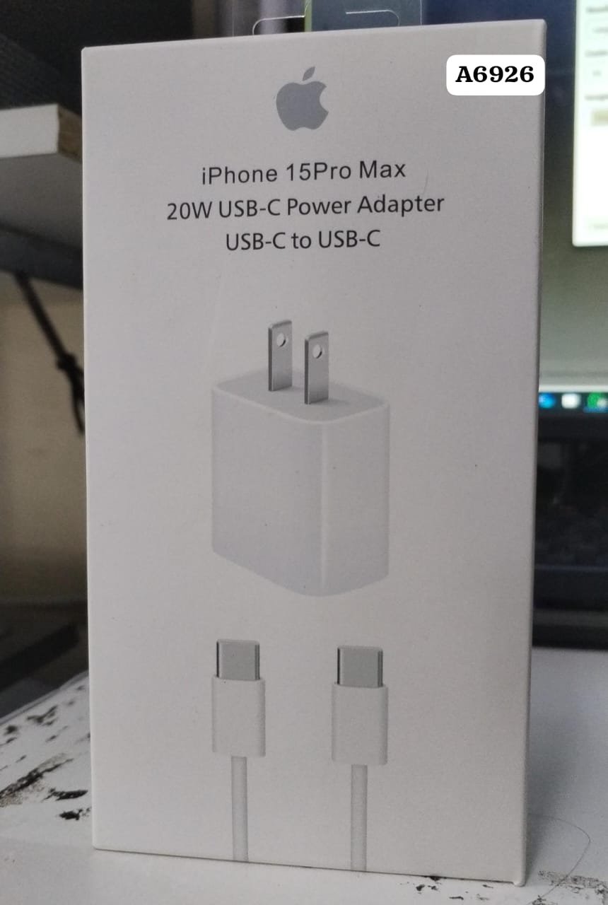 cargador iphone 15promax c a c a6926