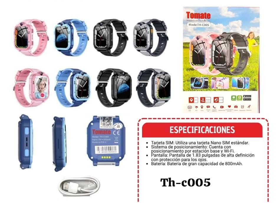 reloj smart watch para niños thc005