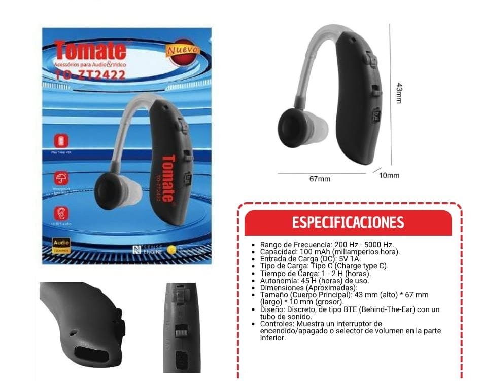 audifono de sordera tozt2422
