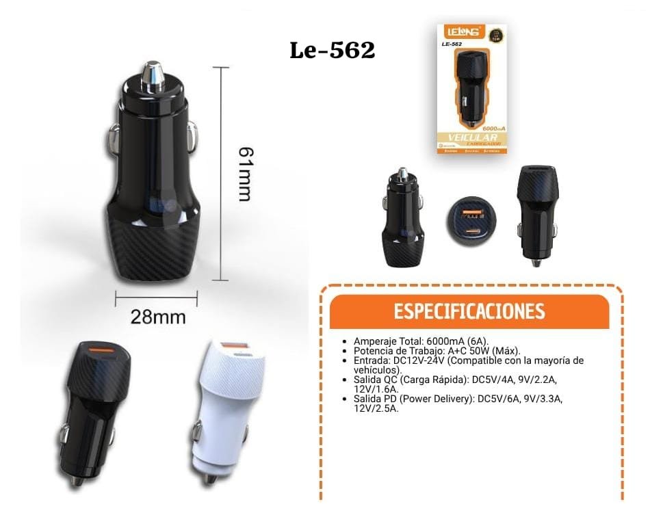 cigarrera tipo c usb le562