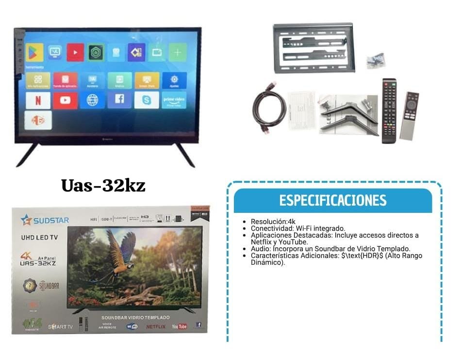 televisor de 32 pulgadas uas32kz