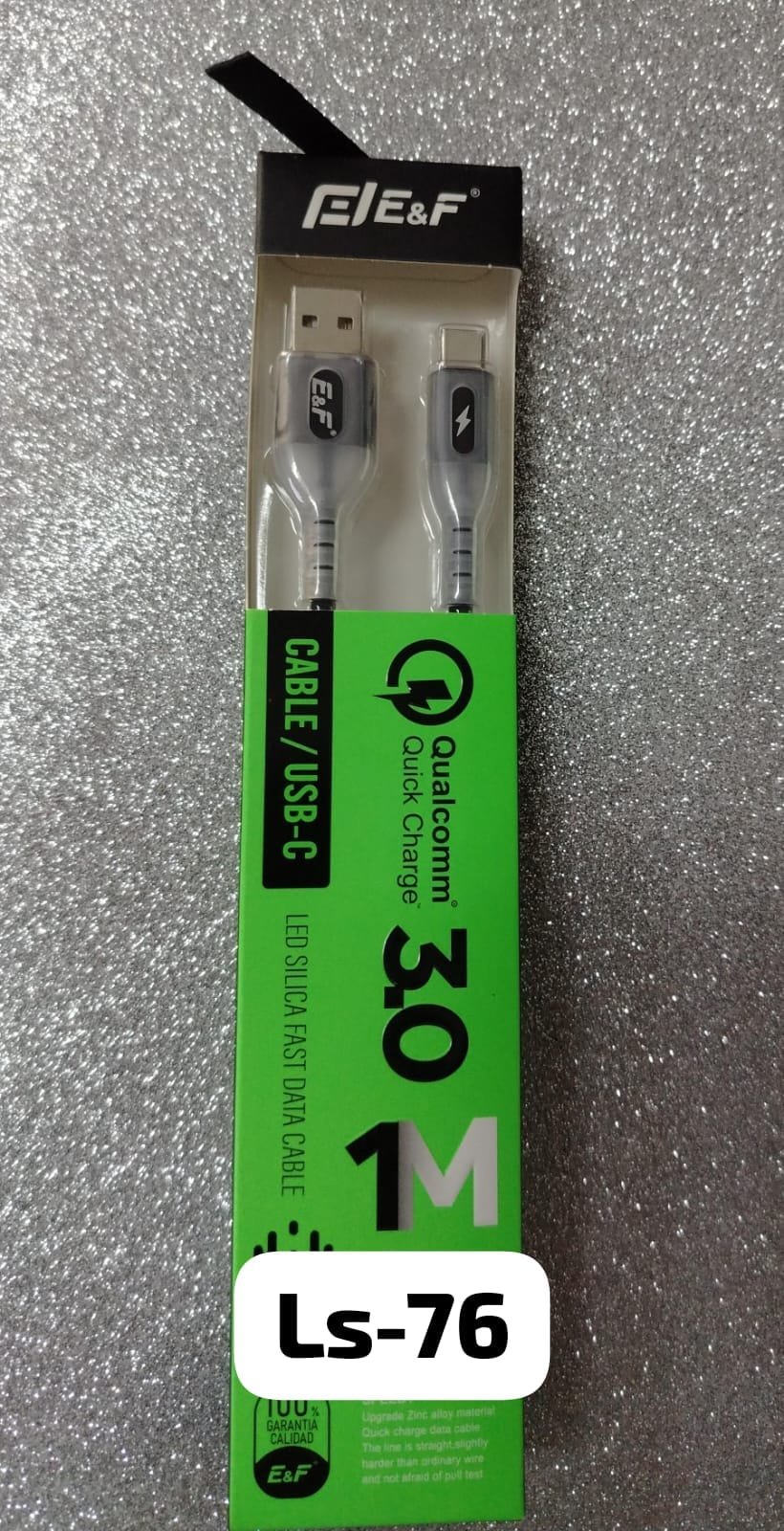 ls-76 cable usb tipo c silicona ls76