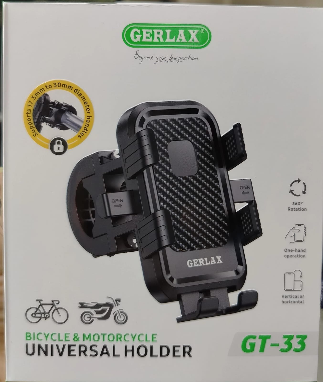 gt33 gerlax soporte de moto