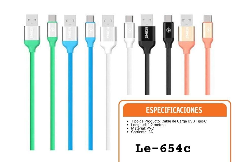 cable usb tipo c le654c