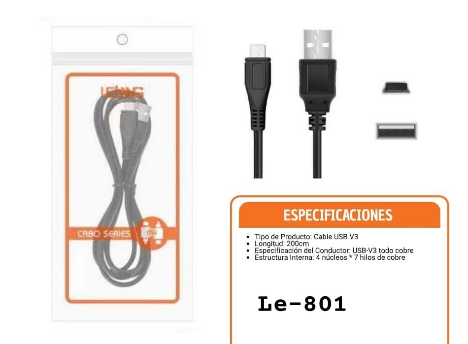 cable v3 bolsa lelong le801