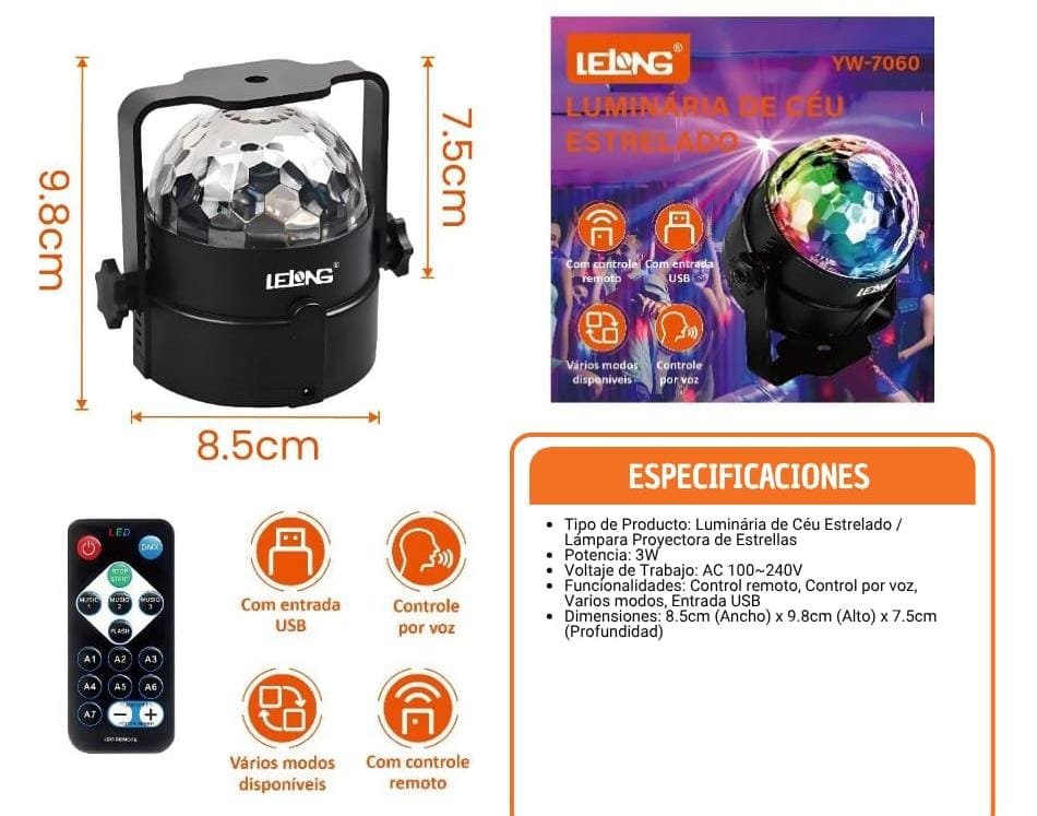 juego de luces yw7060