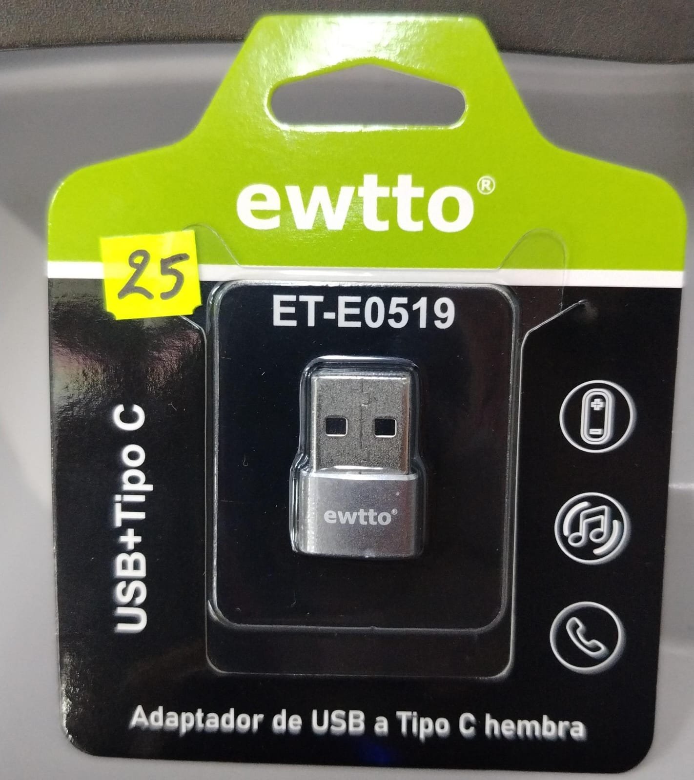 ete0519 conversor tipo c a usb