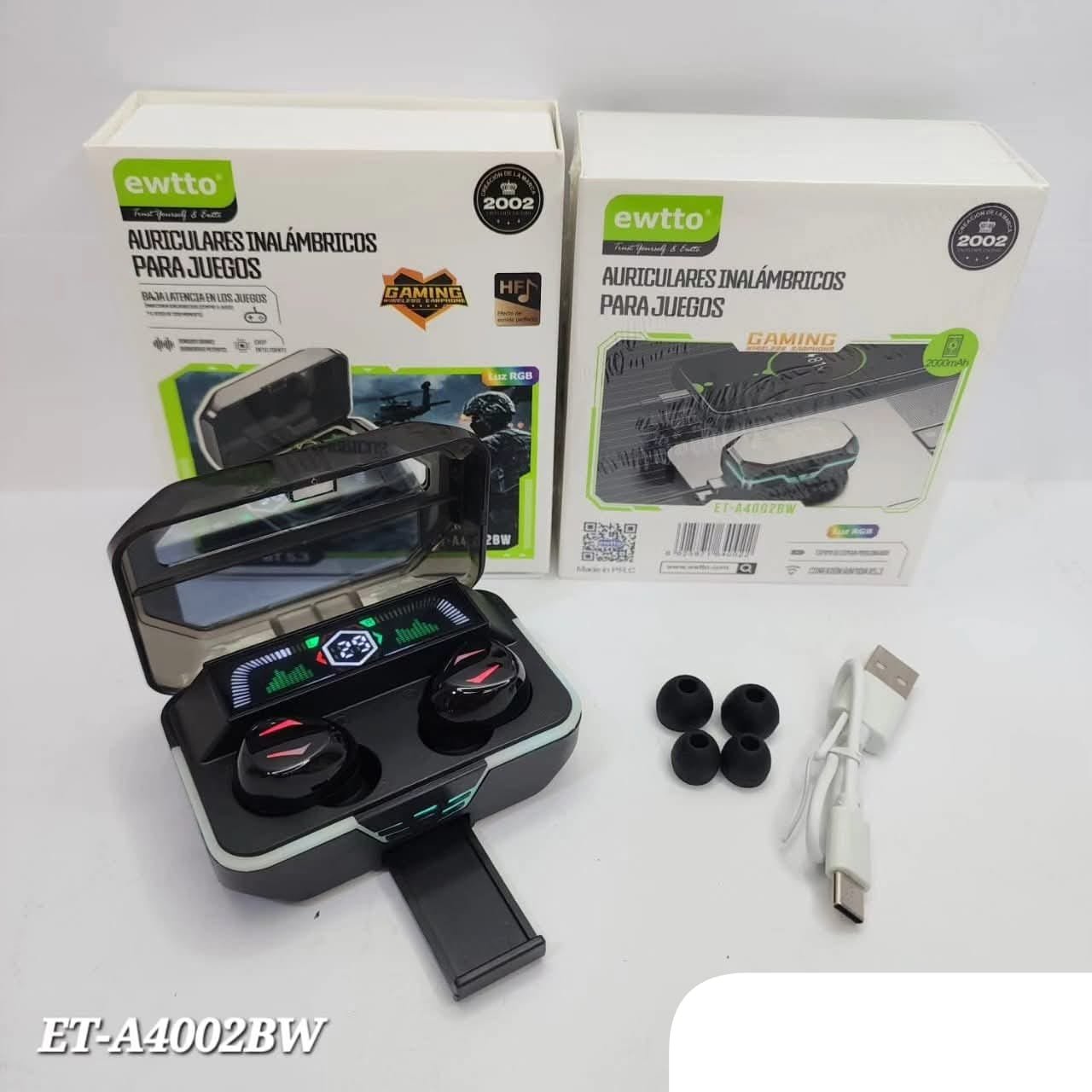 et-a4002bw audifono inalambrico para juegos eta4002bw