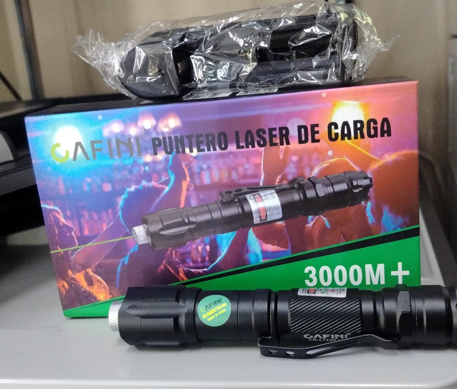 cafini linterna laser cnl7199jg