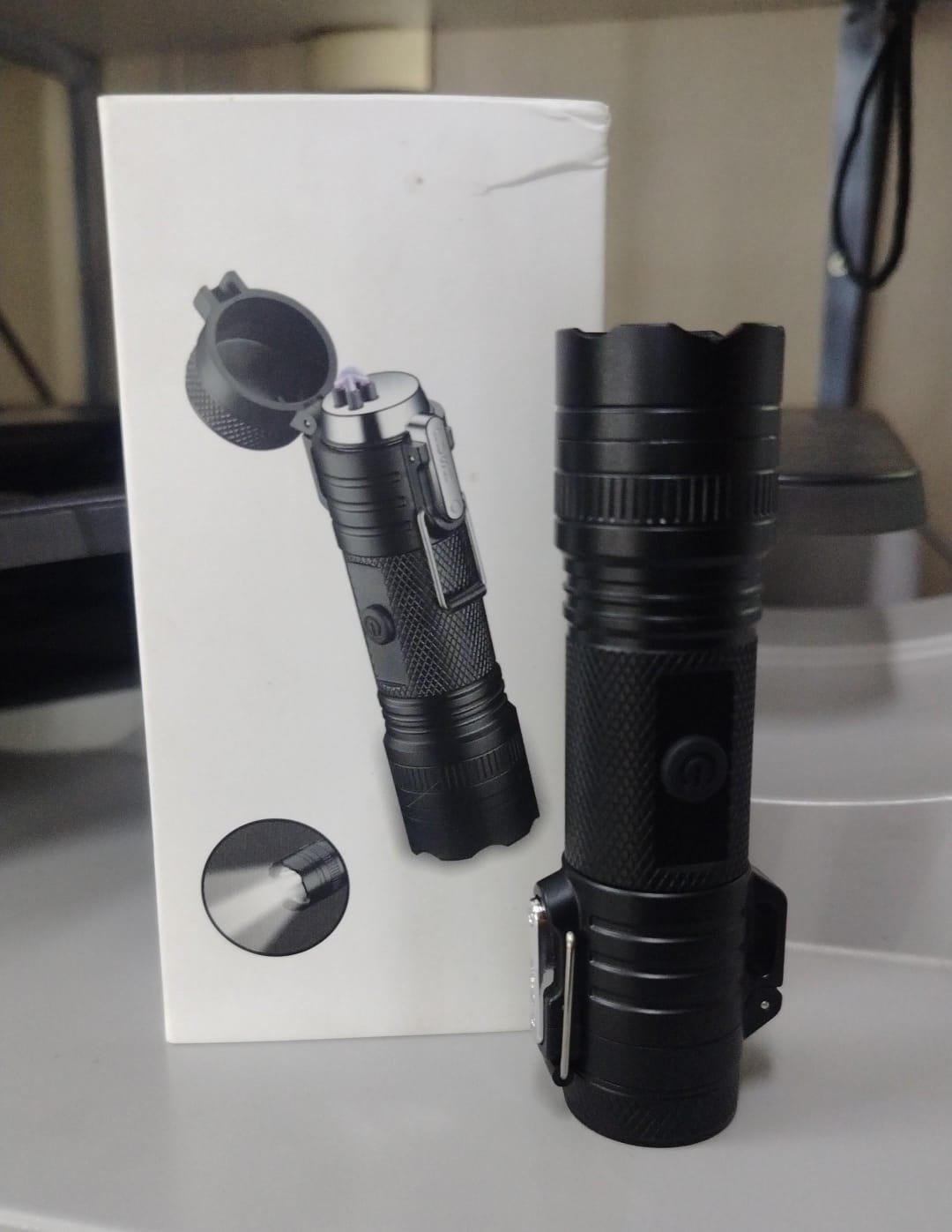 linterna y encendedor en forma de x f201
