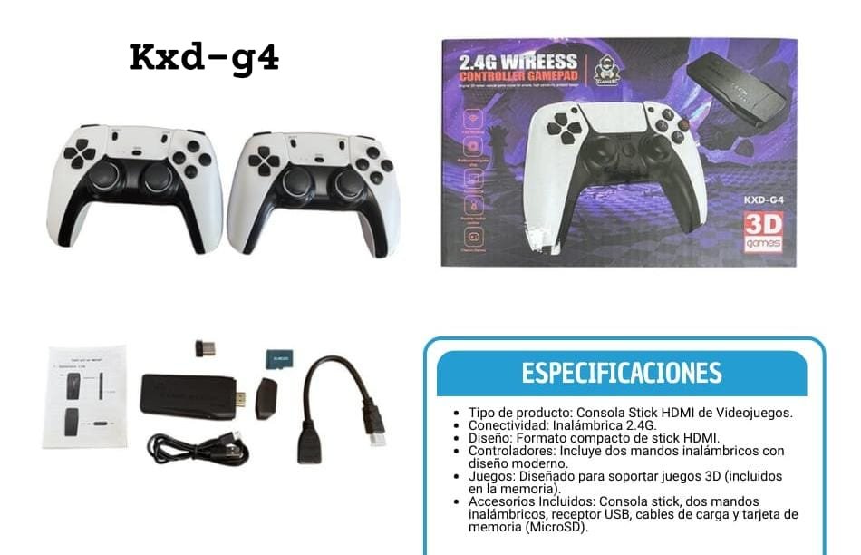 consola con mandos kxdg4