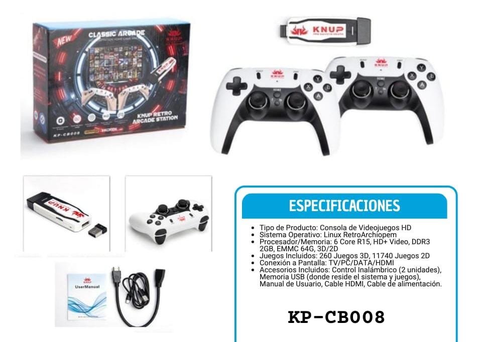 consola retro knup kpcb008