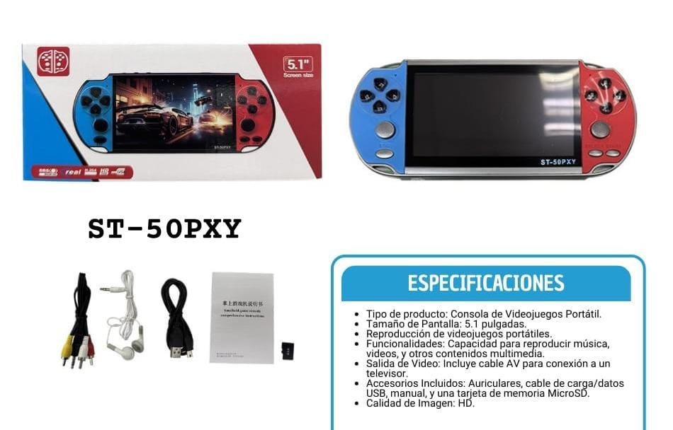 consola tipo psp st50pxy