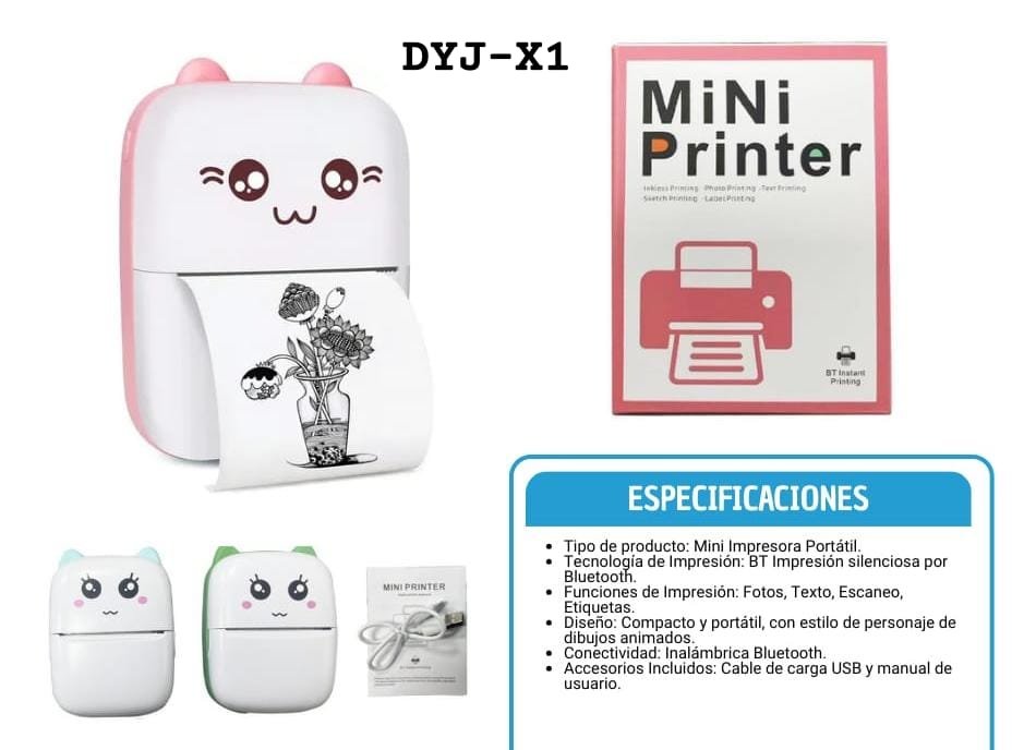 mini printer termica dyjx1