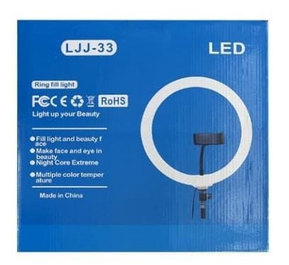 ljj-33 m-33 aro 33 cm luces normales ljj33 mas tripode