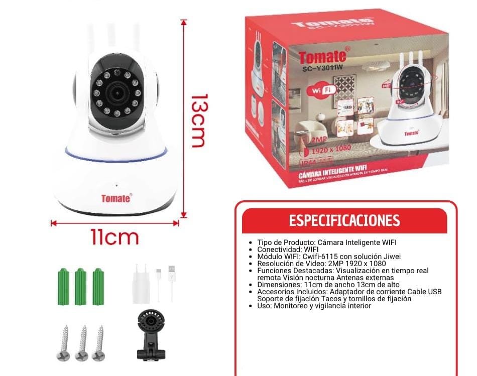 camara ip interior scy3011w