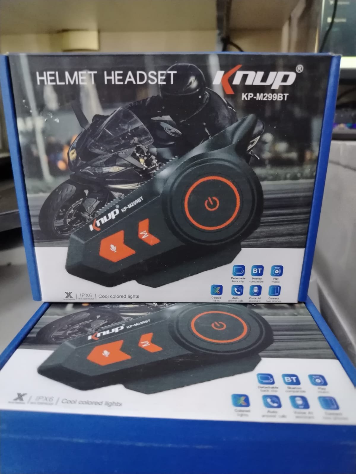 kp-m299bt intercomunicador de casco de moto kpm299bt