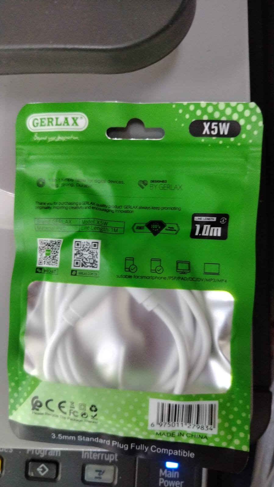x5w cable auxiliar